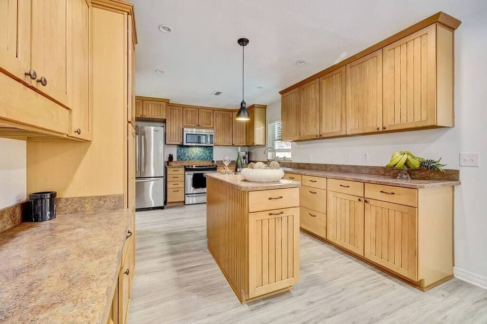 Modern open kitchen always ready to satisfy every necessity!