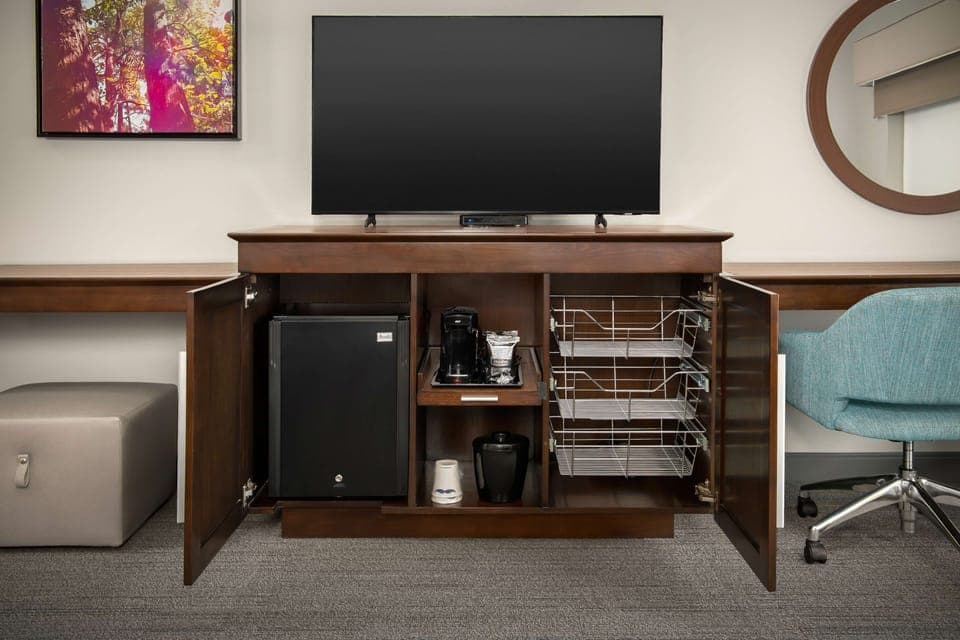 In-room safe, desk, laptop workspace, free cribs/infant beds