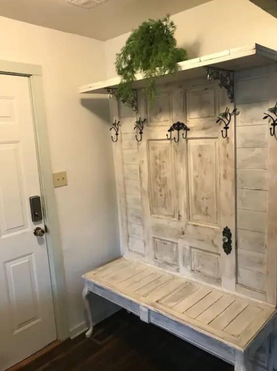 Seat by front entry.