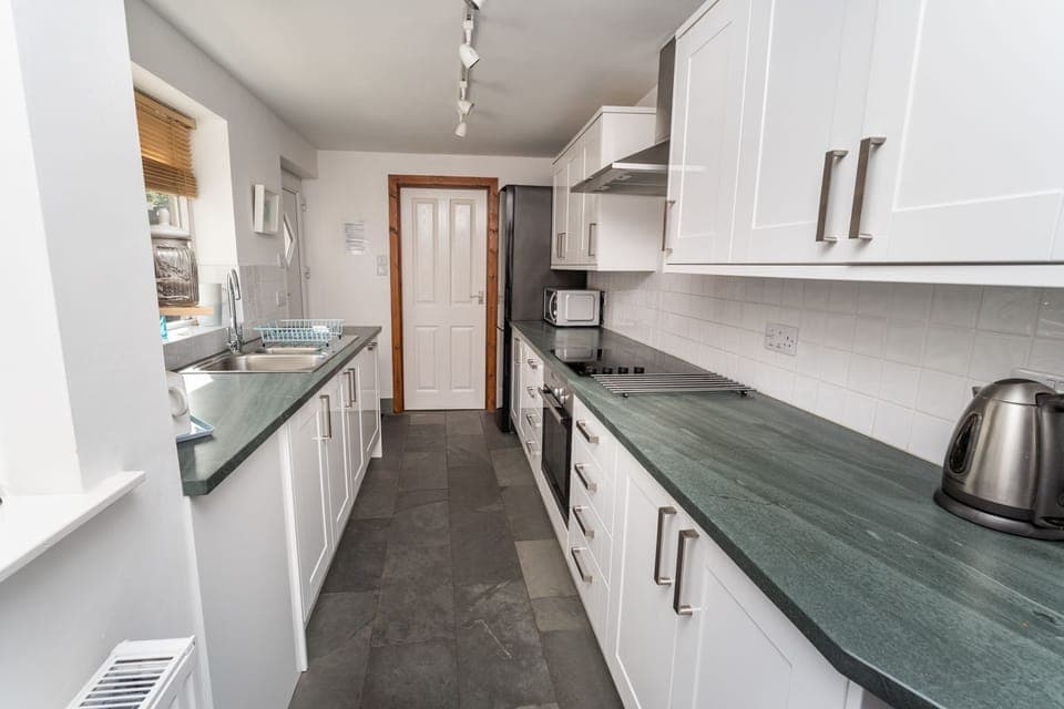 The property boasts a good sized galley kitchen which is accessed from the dining area