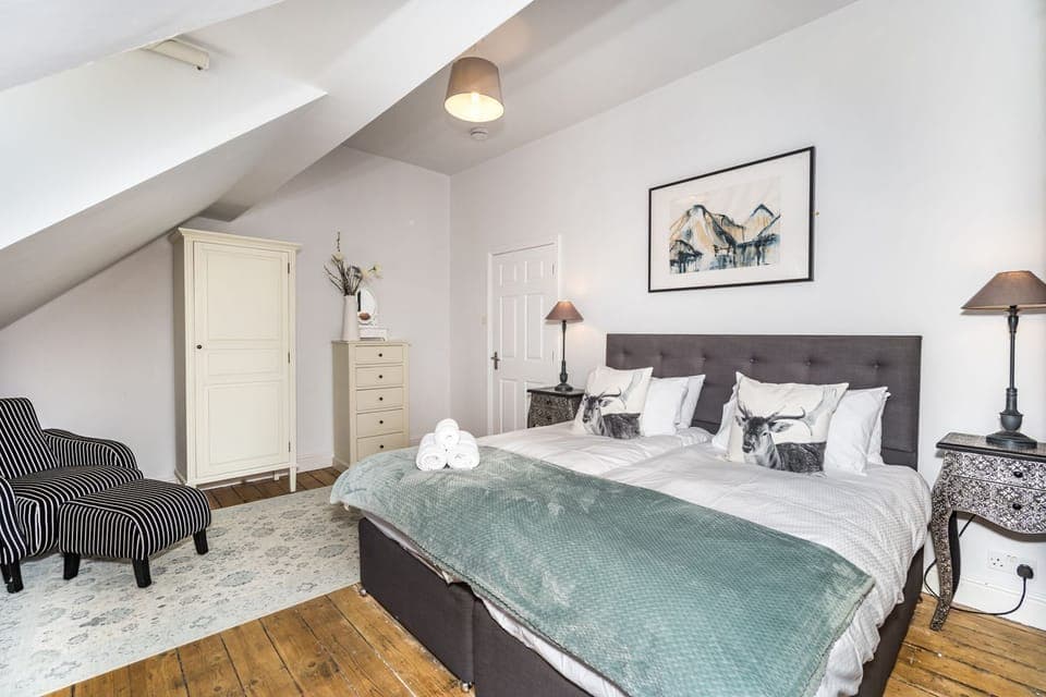 The bedrooms are lovely and spacious, providing plenty of room to store luggage