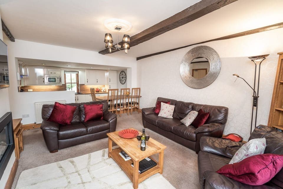 Tasteful decorations can be found the whole way through the property