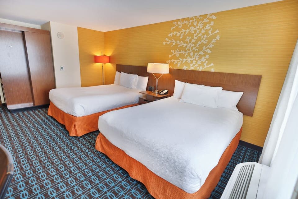 Standard Room, 2 Queen Beds | In-room safe, desk, iron/ironing board, free WiFi