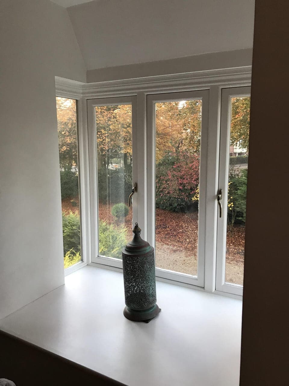 Bay window in main bedroom