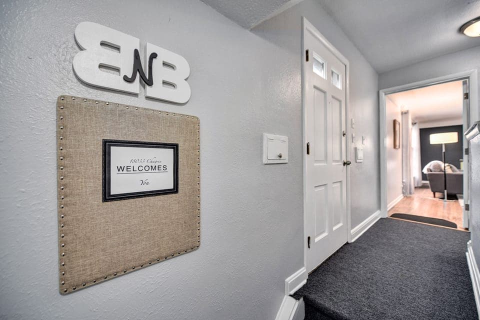Welcome!  Enter your unit through our keyless entry doors.