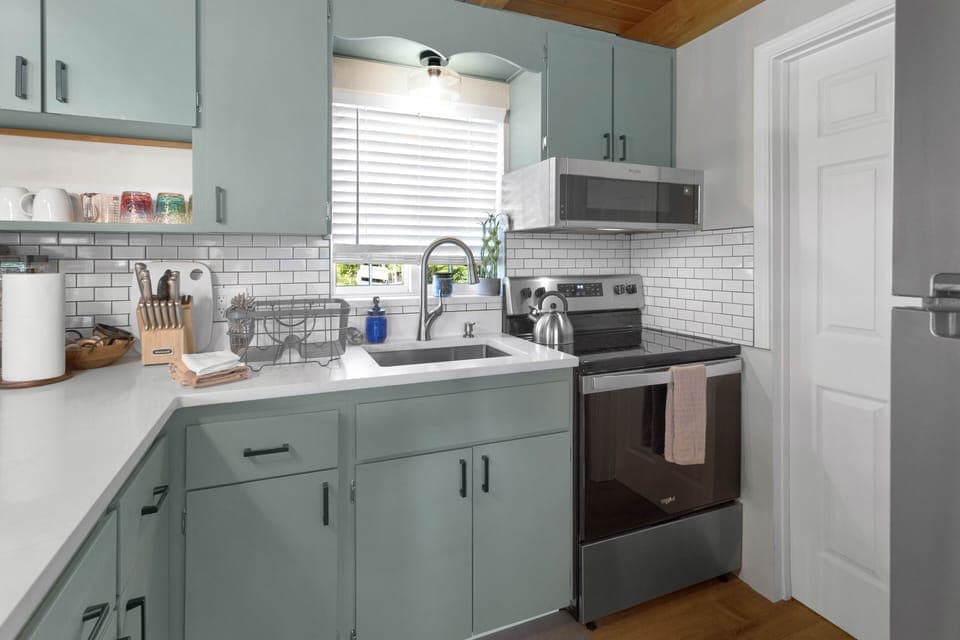 Kitchen with Stainless Appliances