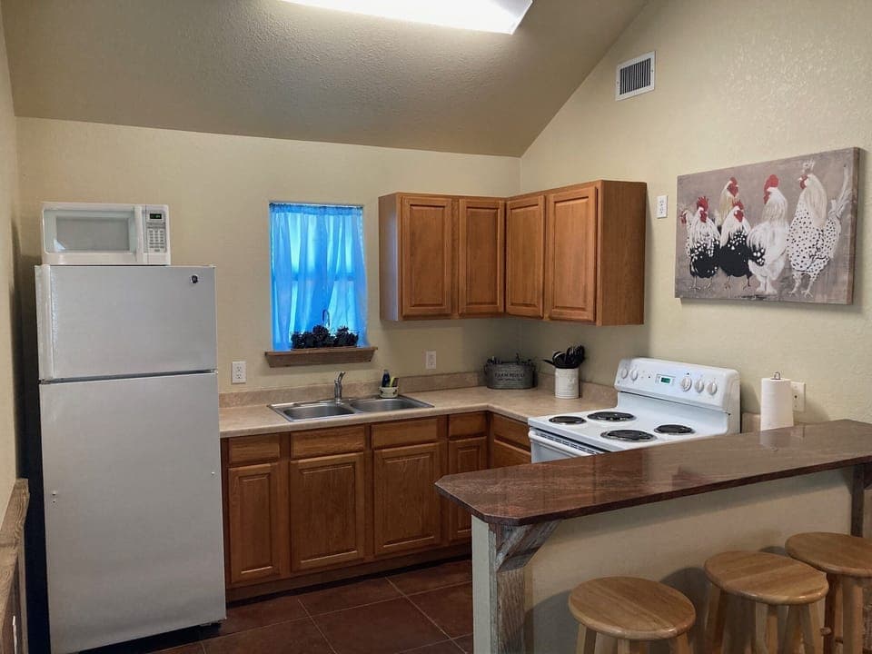 Fully equipped kitchen