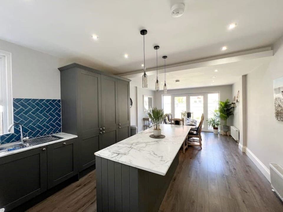 Modern kitchen and dining