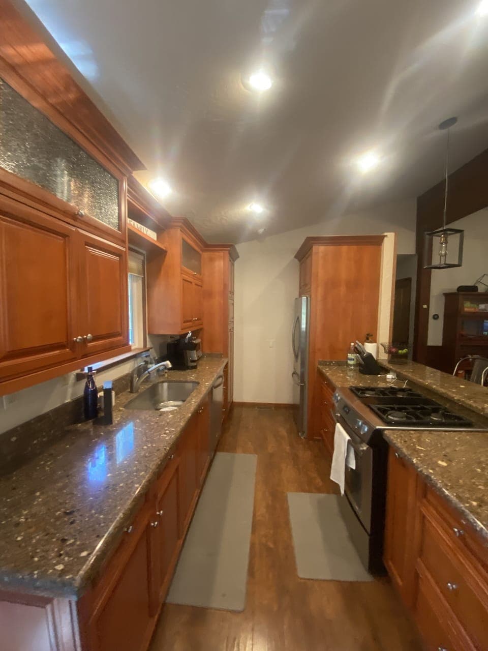 Fully stocked kitchen