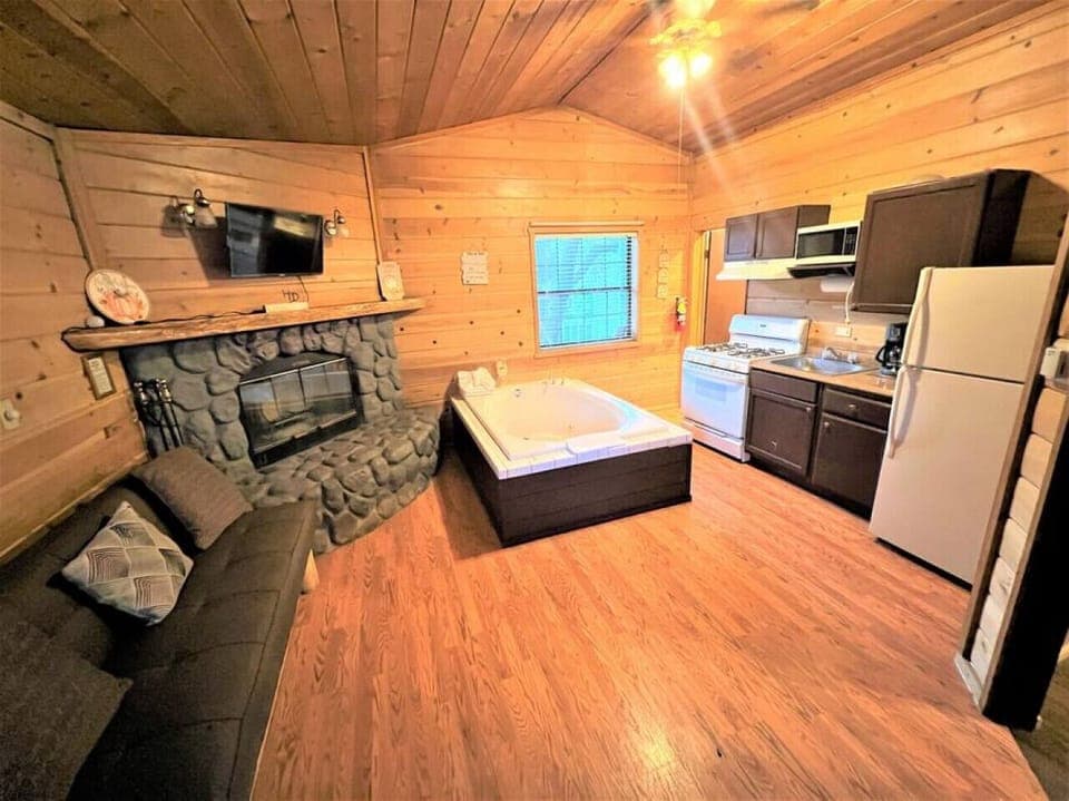 Super Unique Jacuzzi Tub in the Kitchen