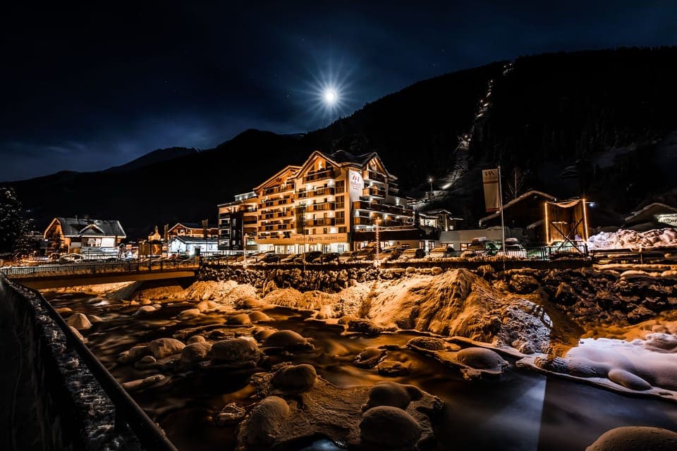 Front of property - evening/night