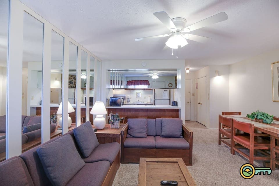 Living room & kitchen