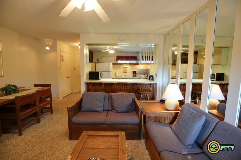 Living room & kitchen