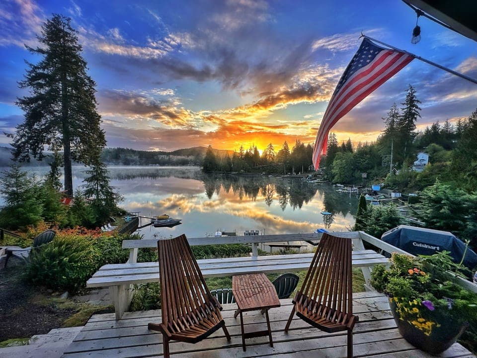 Not a bad view for your morning coffee! 😍