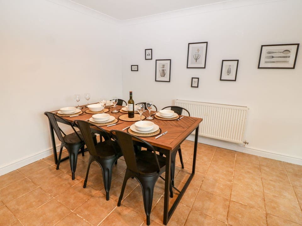 Fridge, dishwasher, electric kettle, toaster