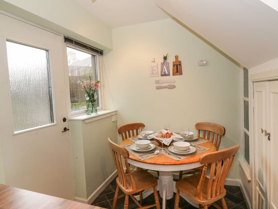 Fridge, dishwasher, electric kettle, toaster