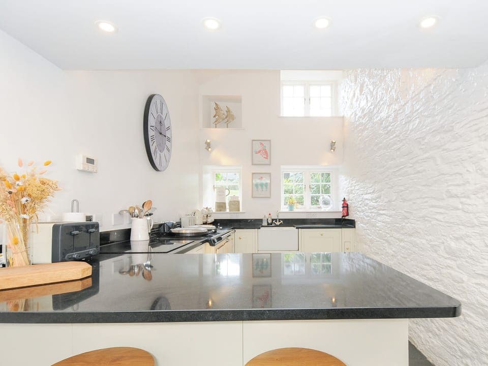 Fridge, dishwasher, electric kettle, toaster