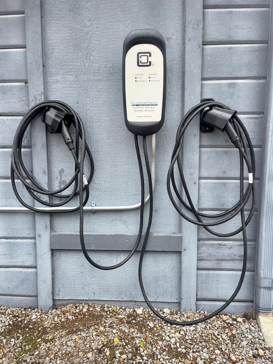 two EV chargers for extra convenience