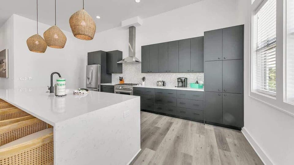 View of kitchen
