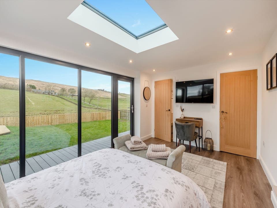 Double bedroom | The Bunker - Vallum Villas, Bardon Mill, nr Hexham