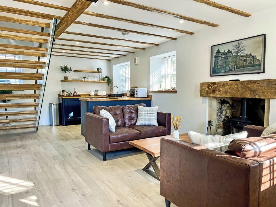 Open plan living space | Ivy Cottage, Falkland, near Cupar