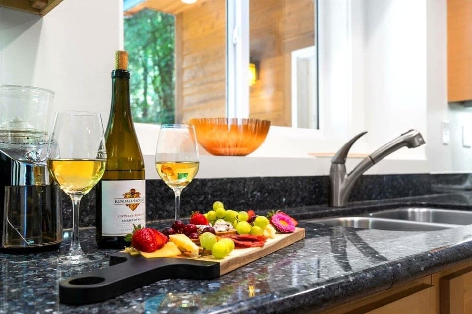 Don't forget you're in wine country! Try something - local and delicious.