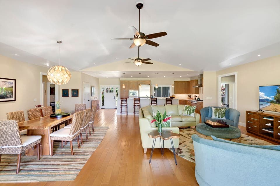 Lots of space throughout this wonderful home