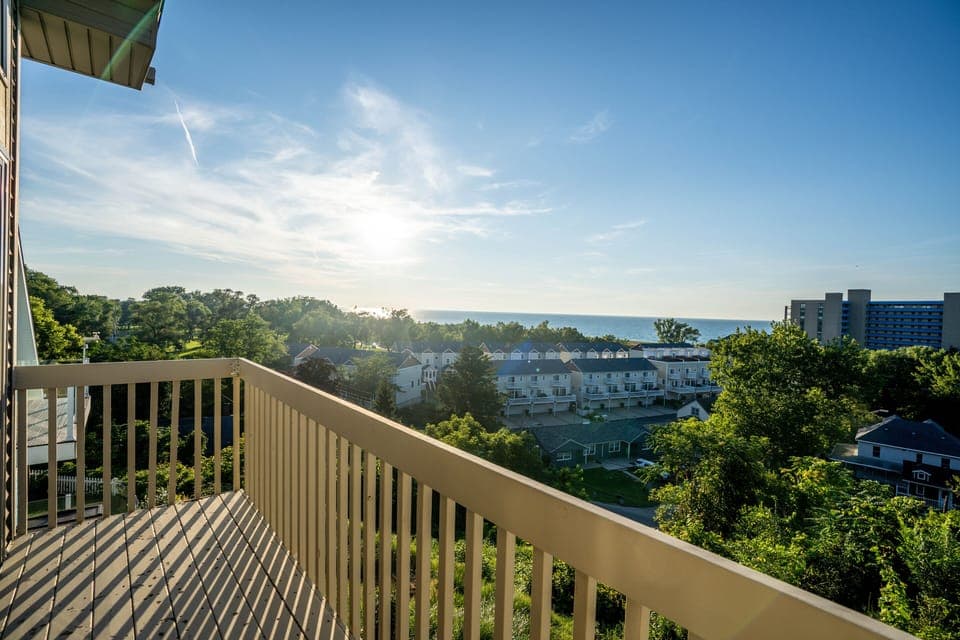 From Master Balcony. You won't find a better view in the Beach Community
