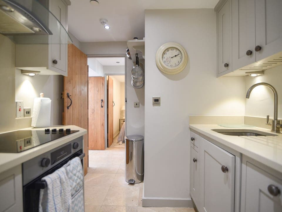 Fridge, dishwasher, electric kettle, toaster