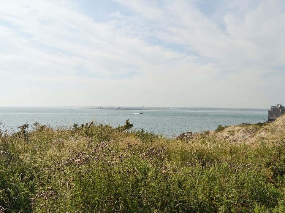Wonderful sea views from the site | Brambles Kip, Freshwater