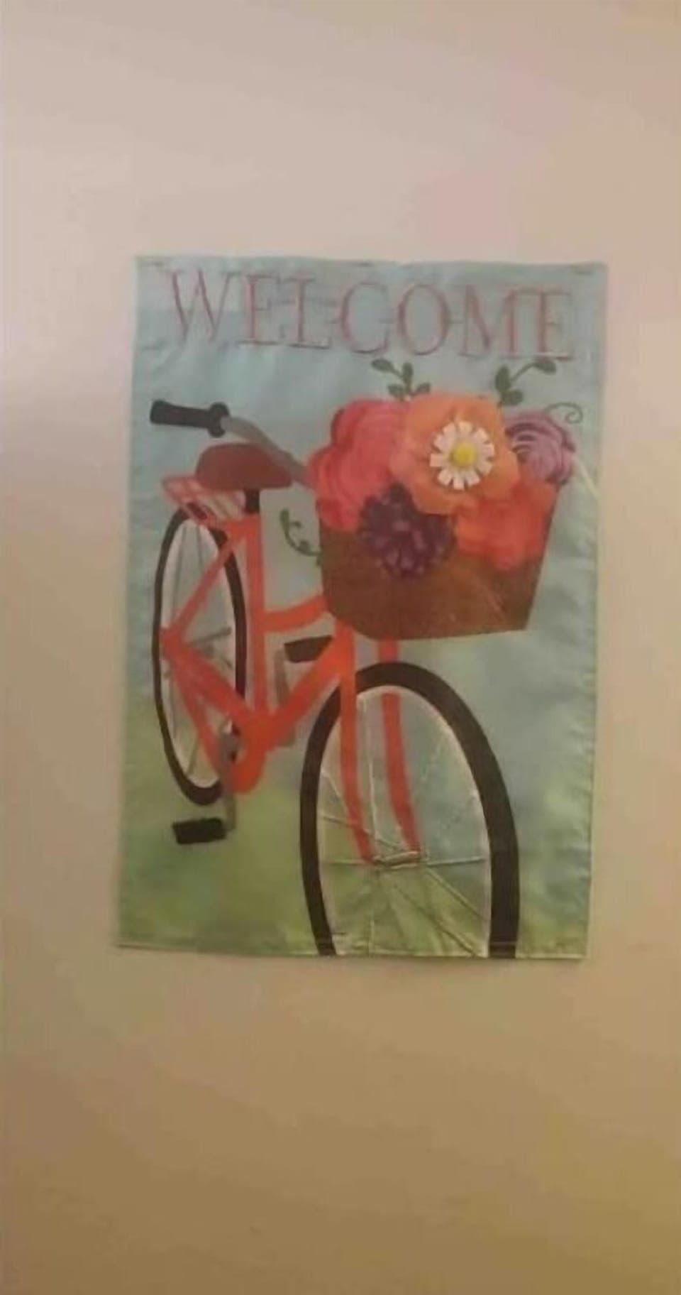 Bicycle and sunflowers theme