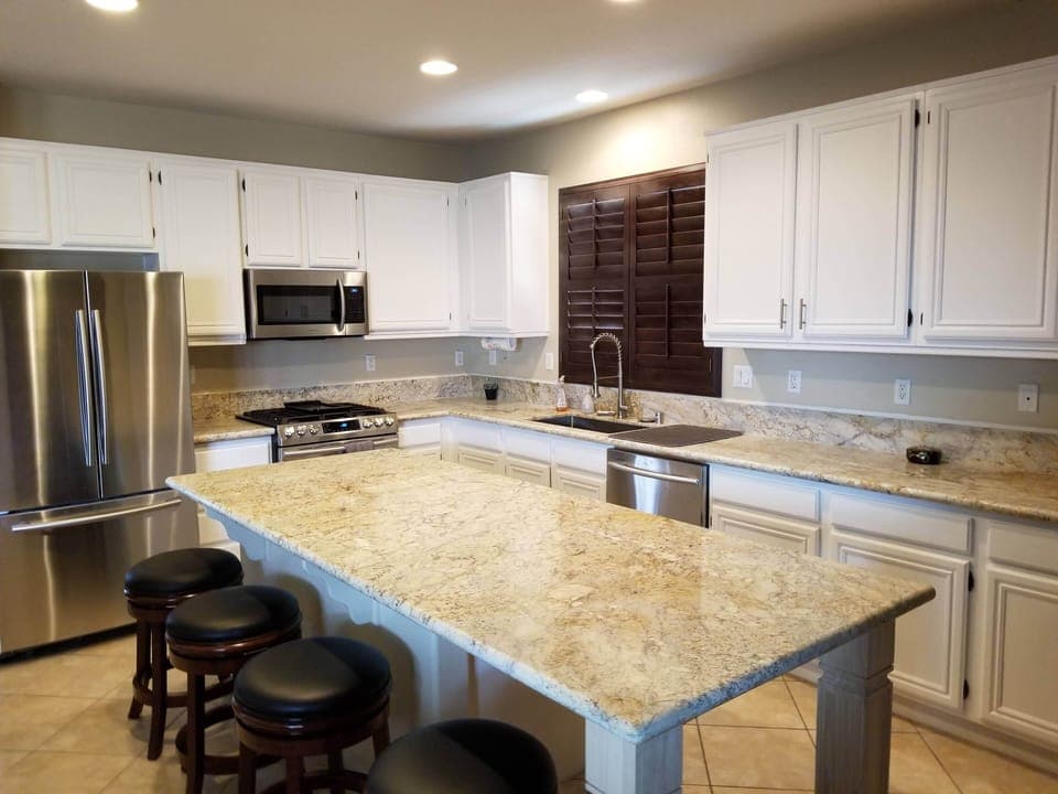 Kitchen with modern appliances 