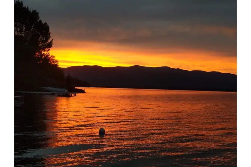 Sunset on Lake Pend Oreille