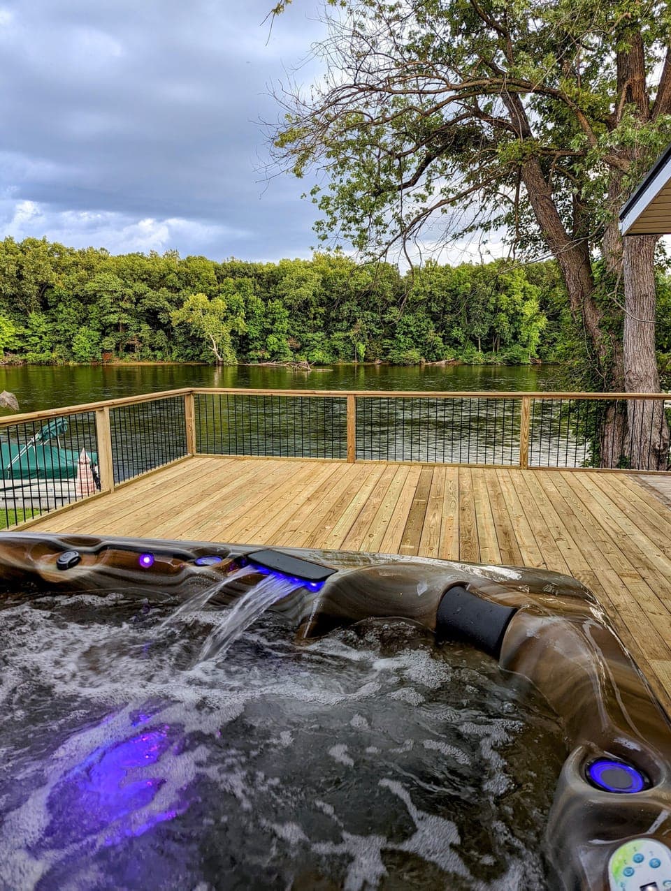 Stunning views from the hot tub!