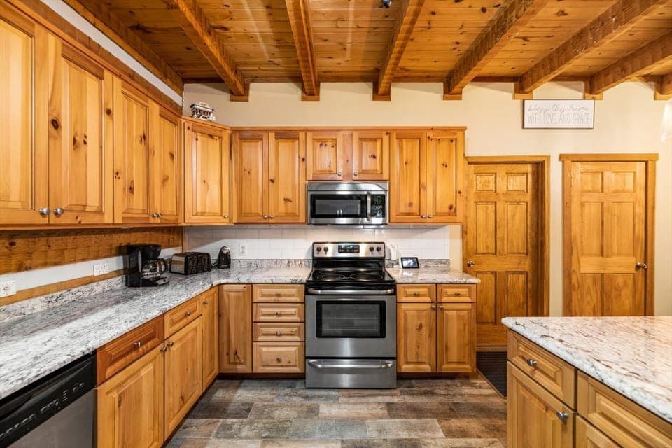 View of kitchen