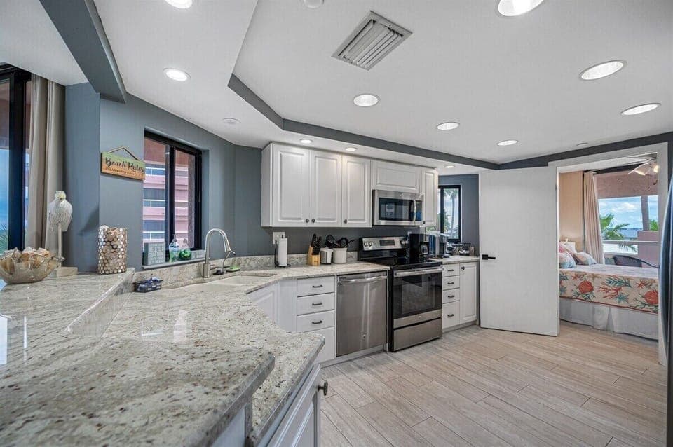 Extra Large Kitchen with water views