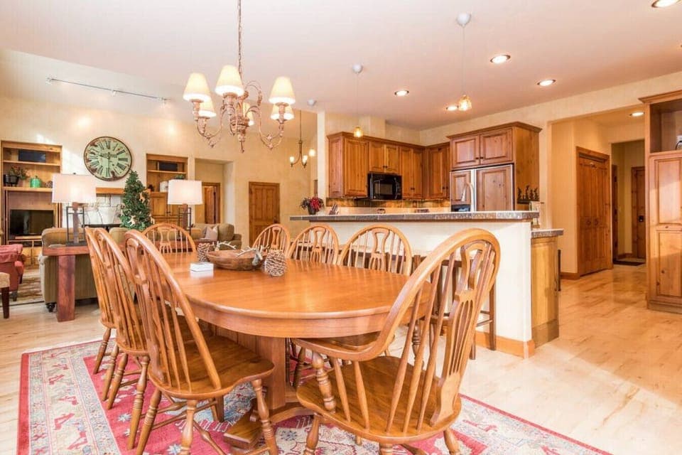 Open concept kitchen and living room