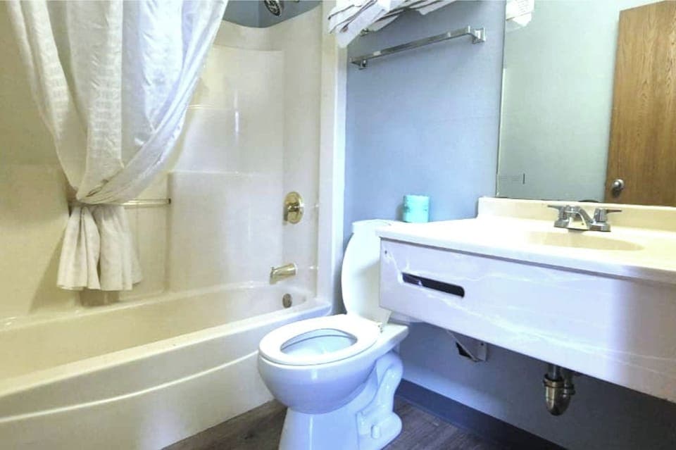 Free toiletries, hair dryer, towels