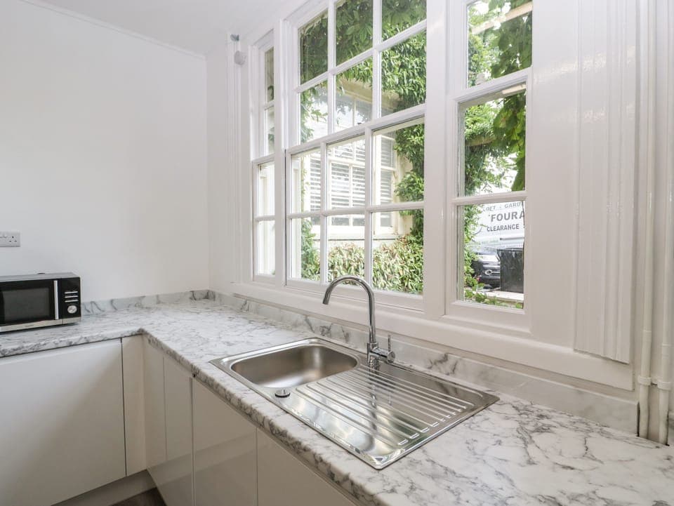 Fridge, dishwasher, electric kettle, toaster