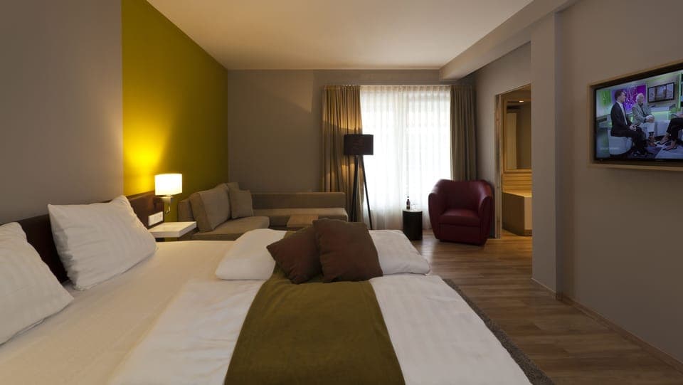 Deluxe Double Room | Premium bedding, minibar, in-room safe, individually decorated