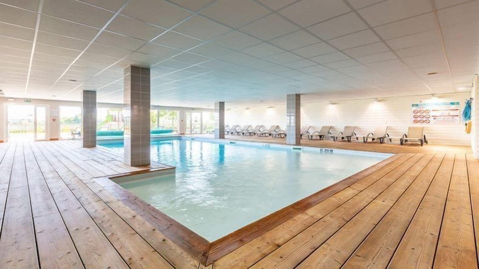 Fancy a swim? Take a dip in the indoor pool.