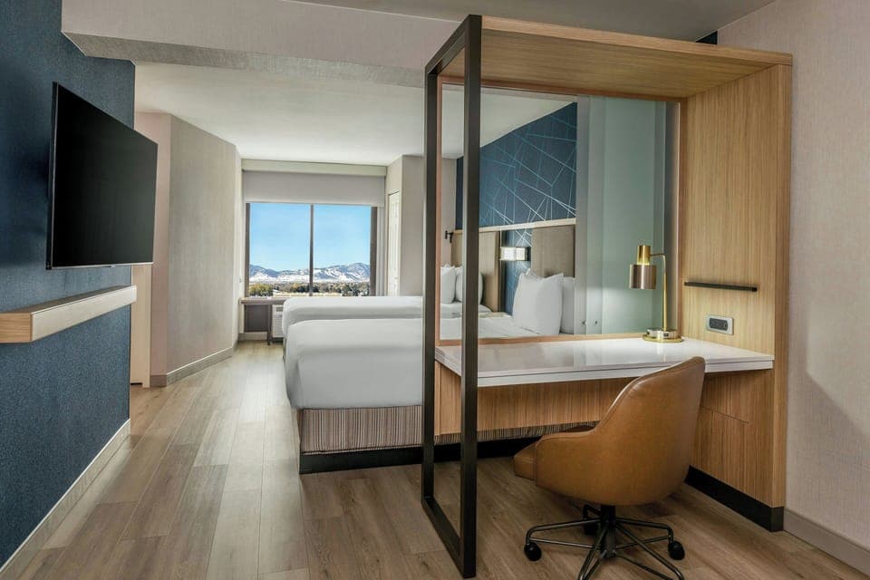 Room, Multiple Beds (View) | Premium bedding, in-room safe, desk, laptop workspace