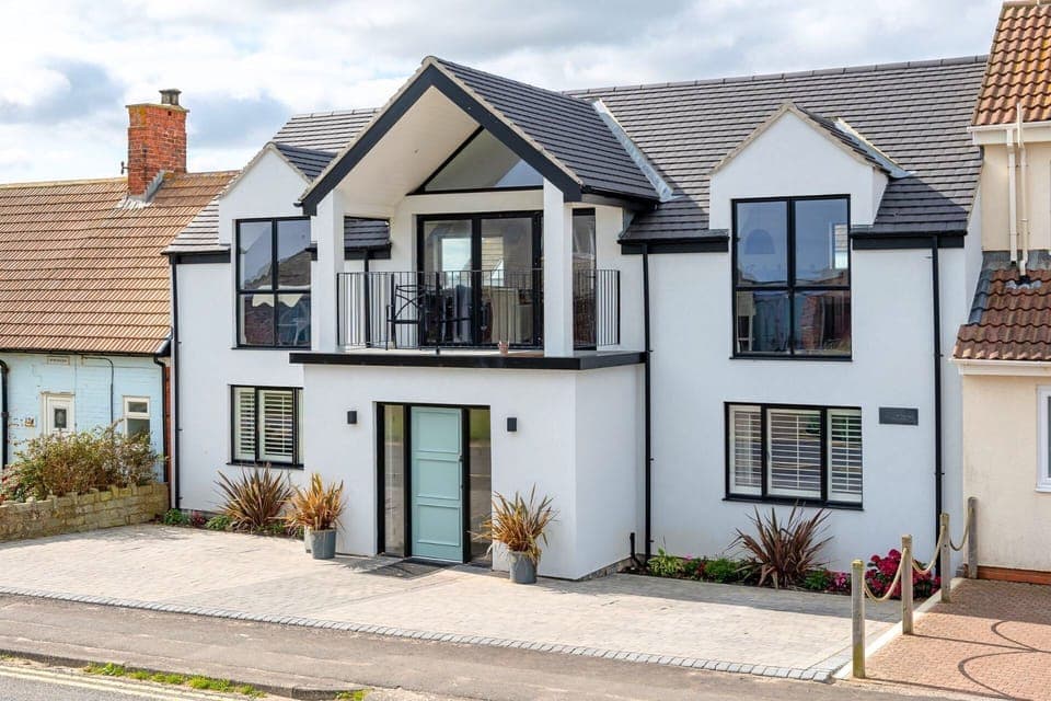 The entrance to The Bay at Beadnell, Northumberland