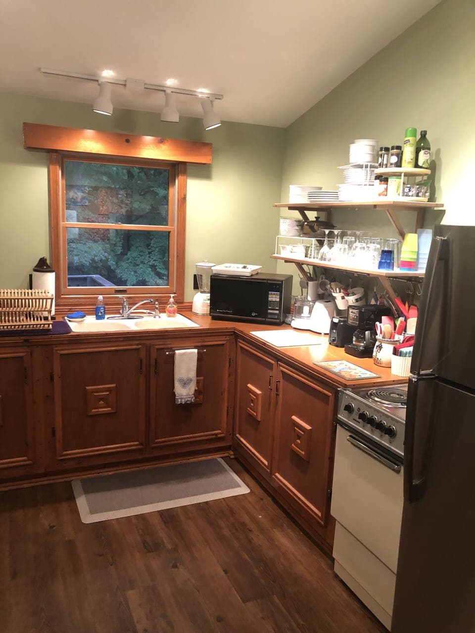 Cabin kitchen.
