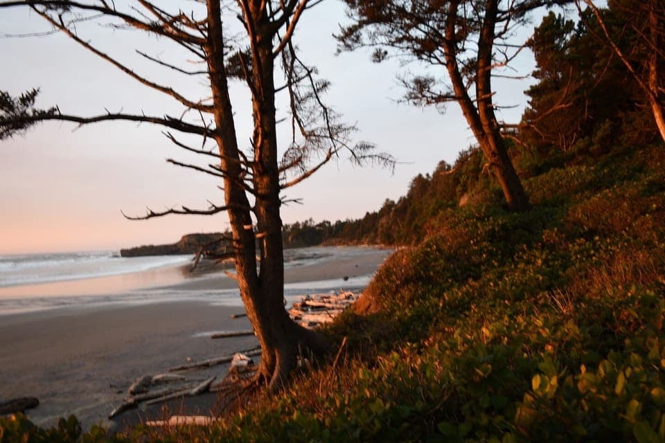 Our Beach access is over a mile from public access  either direction, so the beach is very secluded and boasts beautiful sunsets.