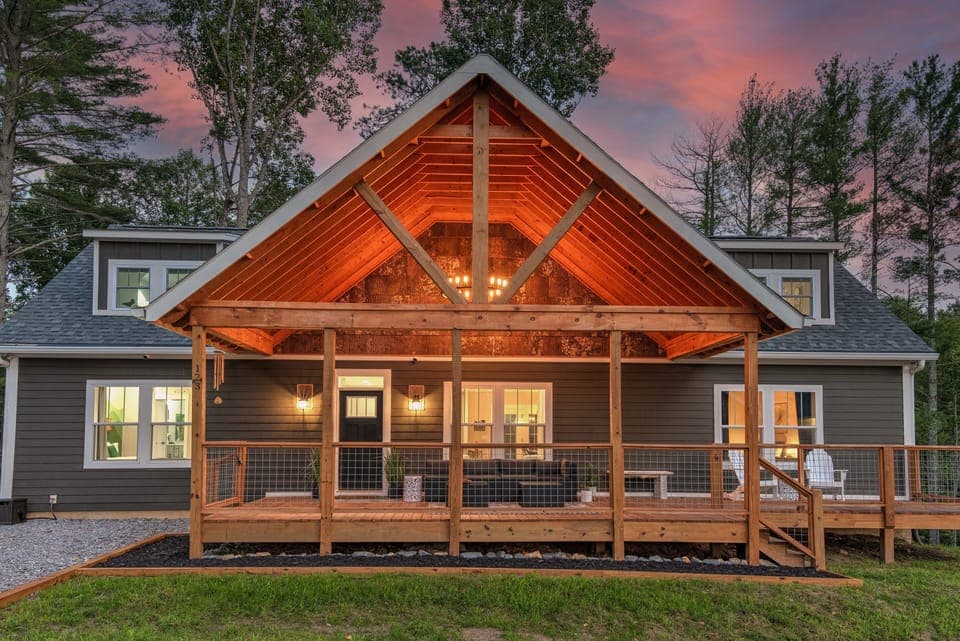 Misty Mountain Retreat—your custom-built escape just 15 minutes from Asheville.