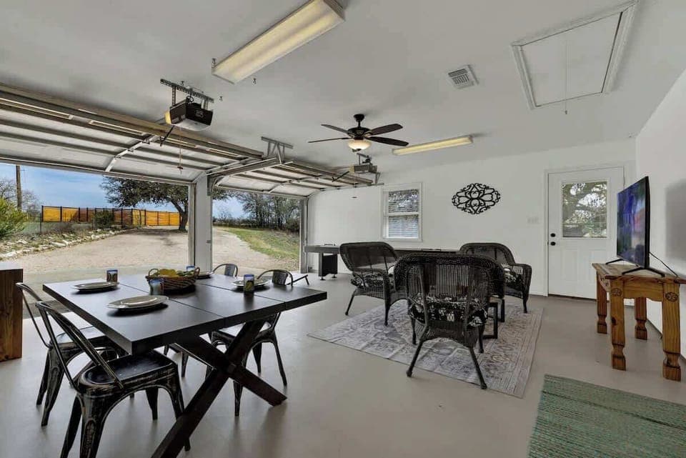 Ample seating for the whole group.