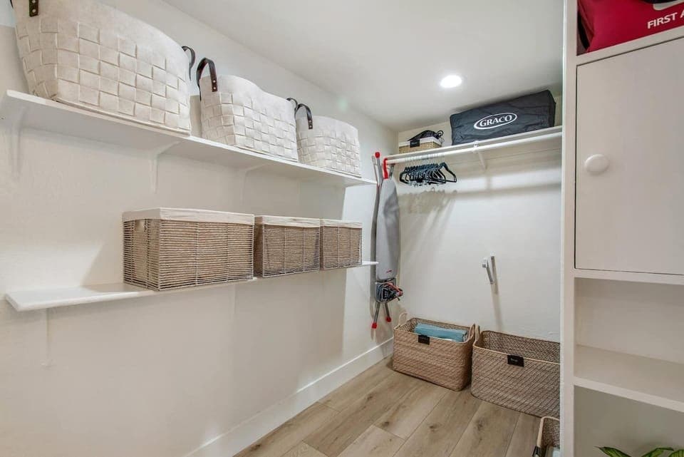 Walk-in Closet in Bedroom 