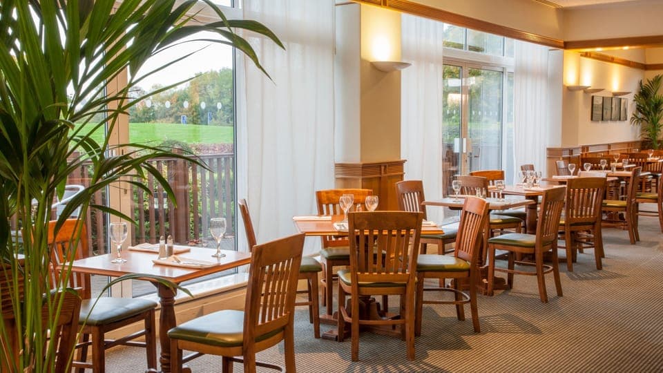 Breakfast, lunch and dinner served