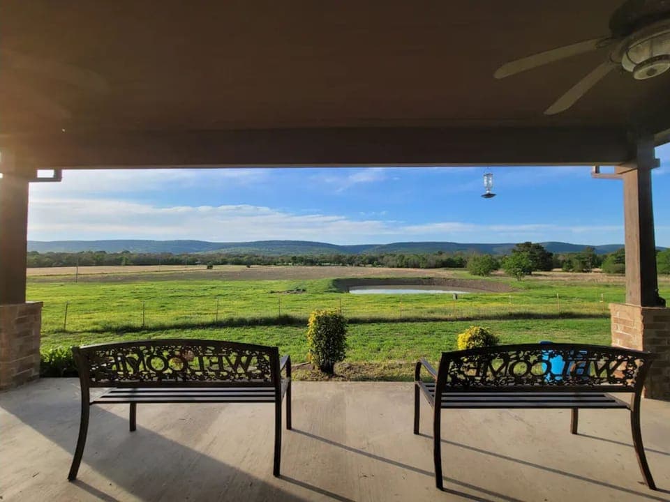 Beautiful scenic views from the patio